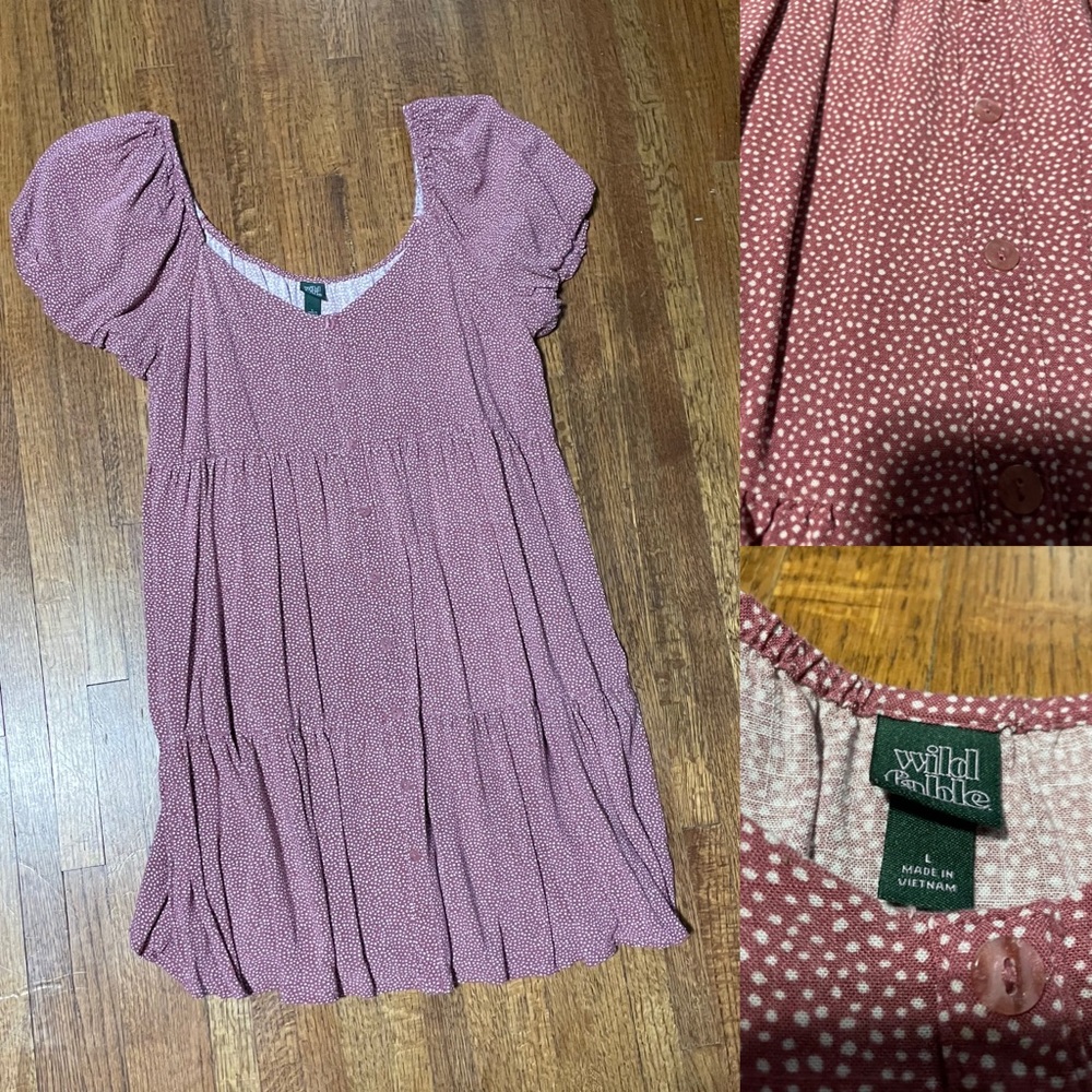 adorable pink polka dot dress!